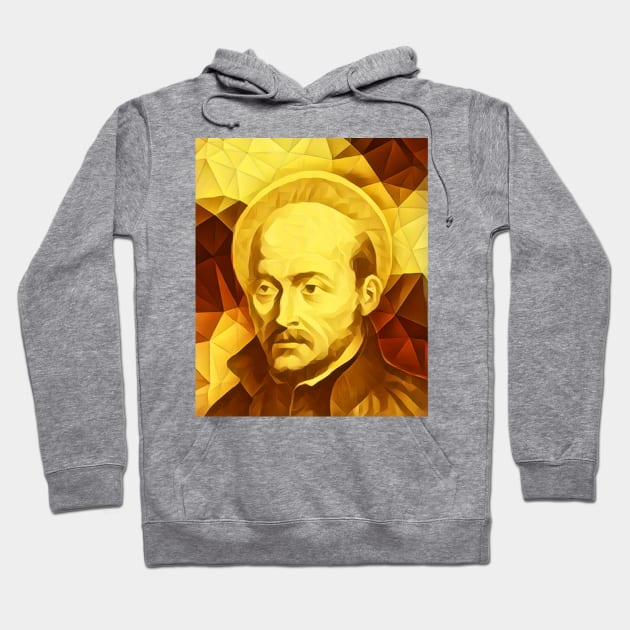 Ignatius of Loyola Golden Portrait | Ignatius of Loyola Artwork 9 Hoodie by JustLit